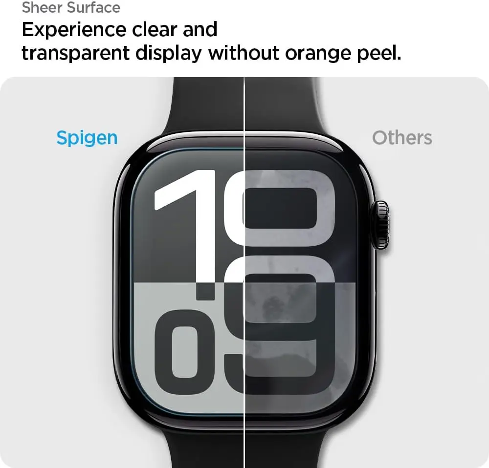 [2 Pack] Apple Watch Screen Protector Series 11 / 10 (46mm) EliteShield EZ Fit - Image 3