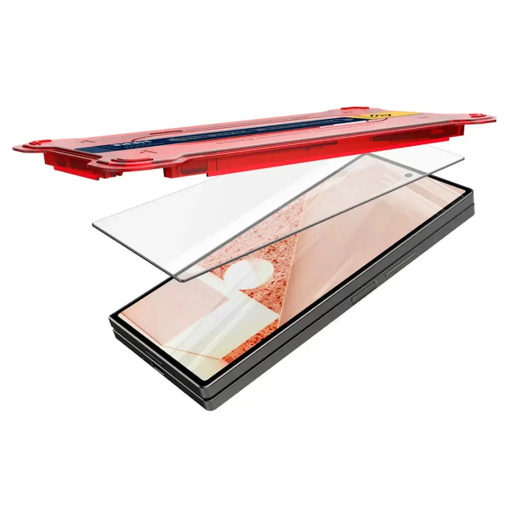 [2 Pack] Caseology Galaxy Z Fold 6 Tempered Glass Snap Fit - Image 8