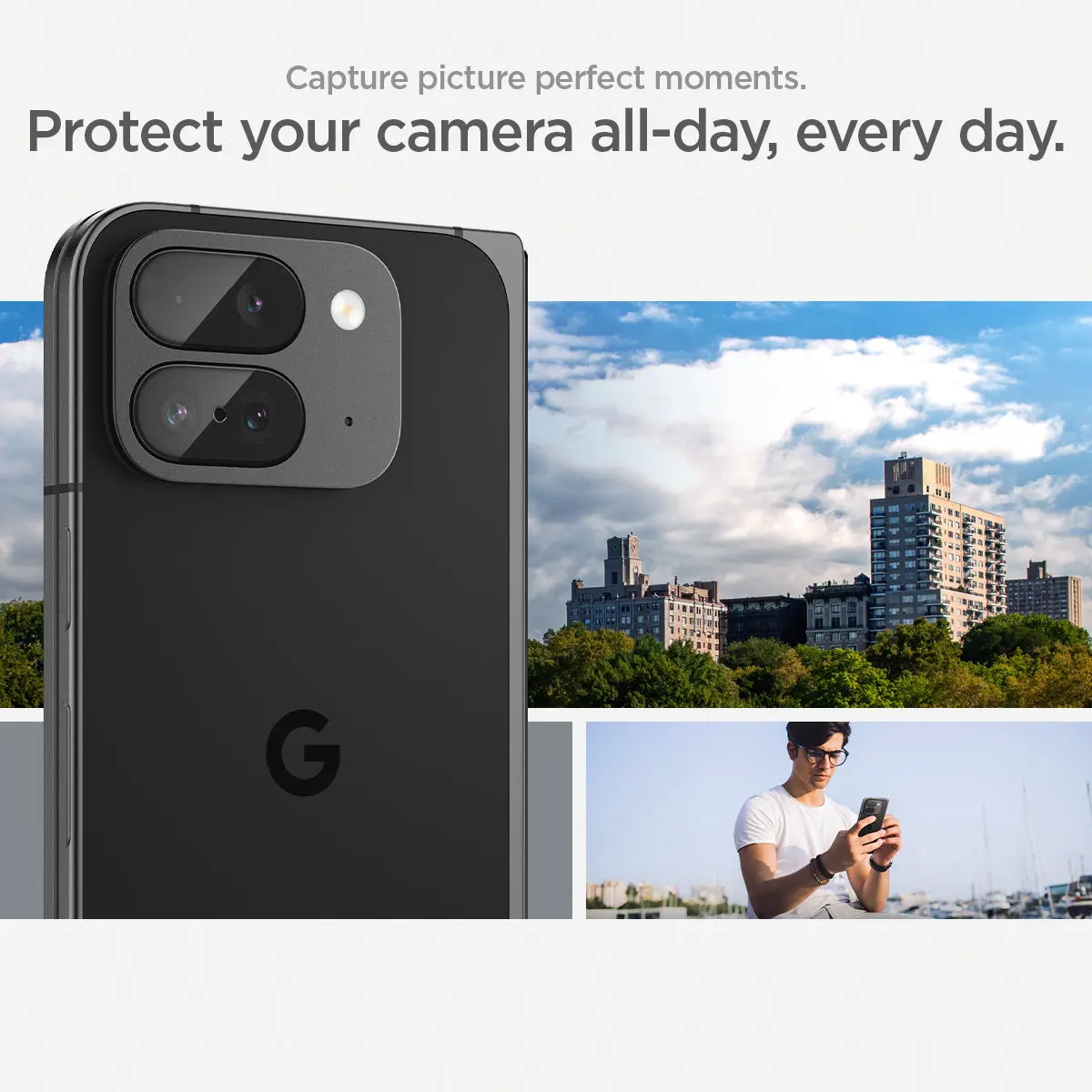 [2 Pack] Google Pixel 9 Pro Fold Lens Protector EZ Fit Optik Pro - Image 3