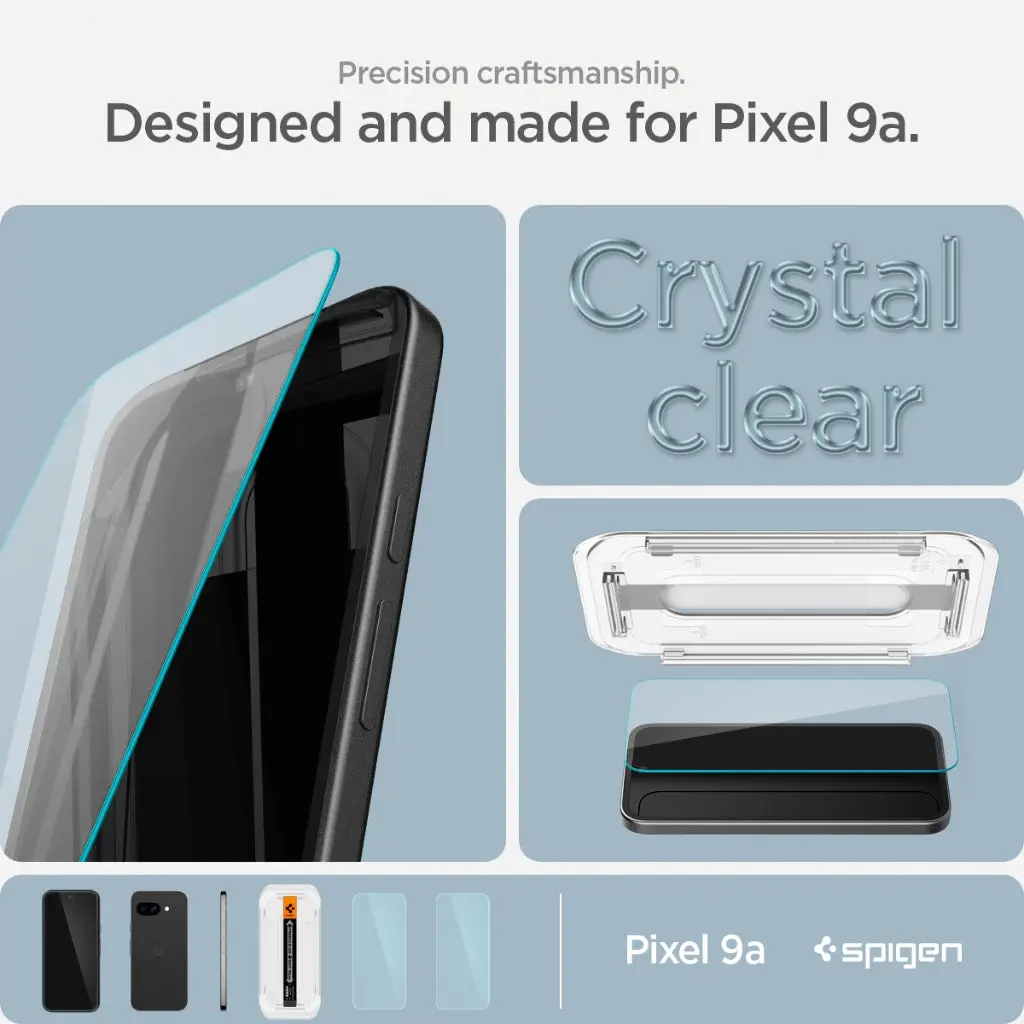 [2 Pack] Google Pixel 9a Screen Protector Glas.tR EZ Fit - Image 6