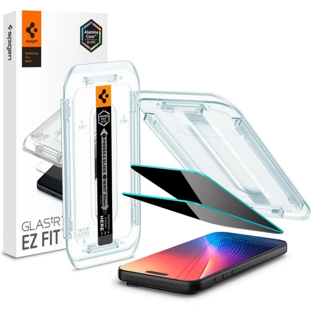 [2 Pack] iPhone 17 Pro / 17 / 16 Pro Privacy Screen Protector EZ Fit - Image 11