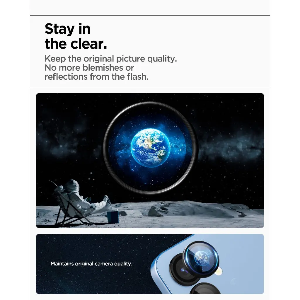 [2 Pack] Samsung S25+ Camera Protector EZ Fit Optik Pro HD - Image 5