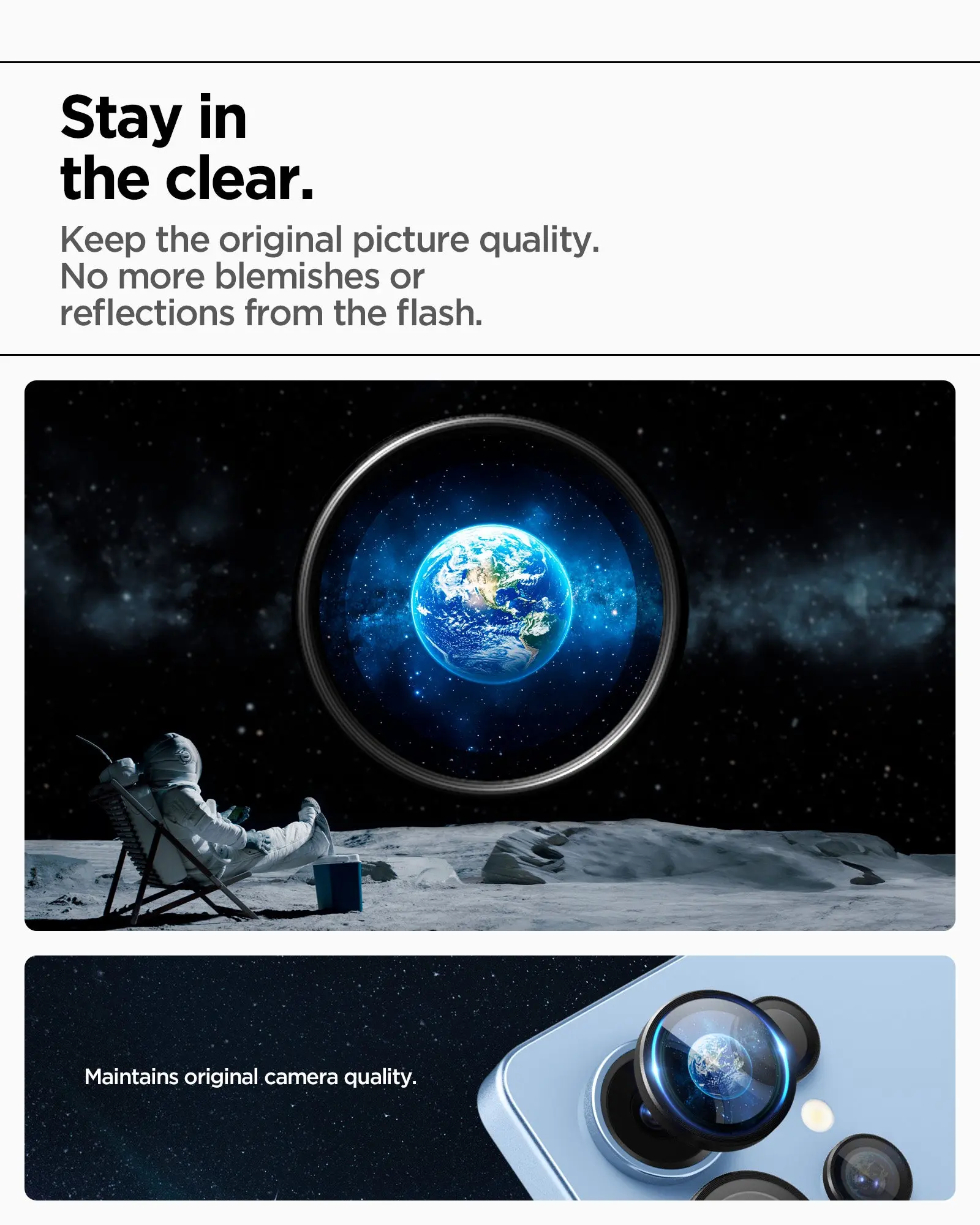 [2 Pack] Samsung S25 Ultra Camera Lens Protector EZ Fit Optik Pro HD - Image 5