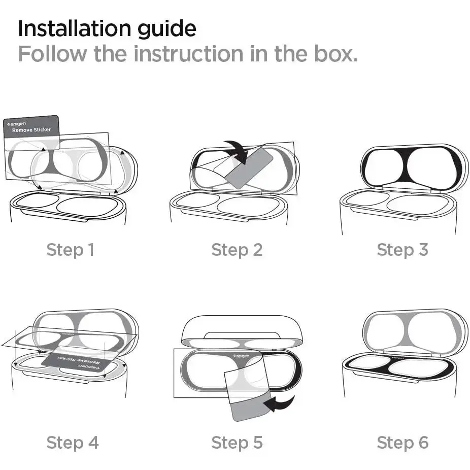 [2 Pack] AirPods Pro 2 (2022) Shine Shield AirPods Pro (2019) - Image 7