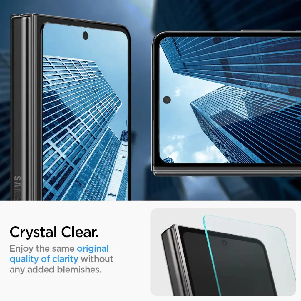 [2 Pack] Galaxy Z Fold 5 Screen Protector Glas.tR EZ Fit - Image 6