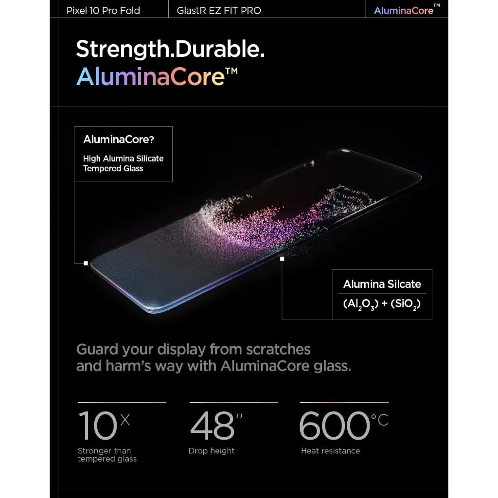 [2 Pack] Google Pixel 10 Pro Fold Screen Protector Glas.tR EZ Fit - Image 3