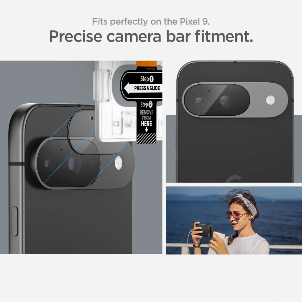 [2 Pack] Google Pixel 9 Lens Protector EZ Fit Optik Pro - Image 5