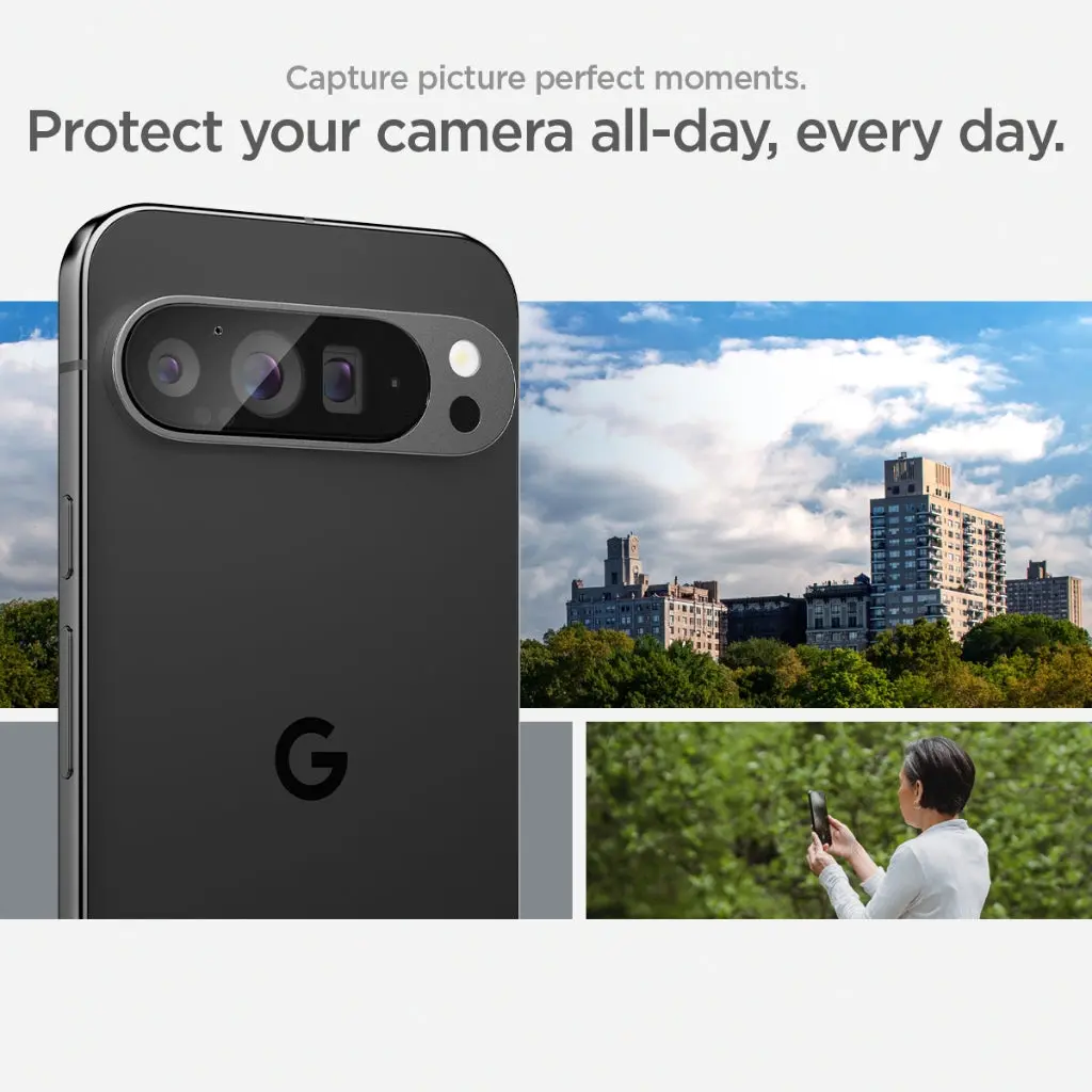 [2 Pack] Google Pixel 9 Pro XL Camera Lens Protector EZ Fit Optik - Image 2