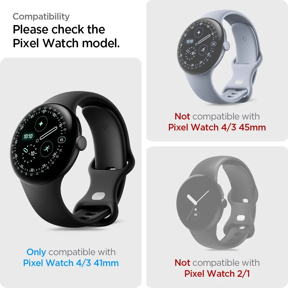 [2 Pack] Google Pixel Watch 4 / 3 (41mm) EliteShield EZ Fit - Image 2