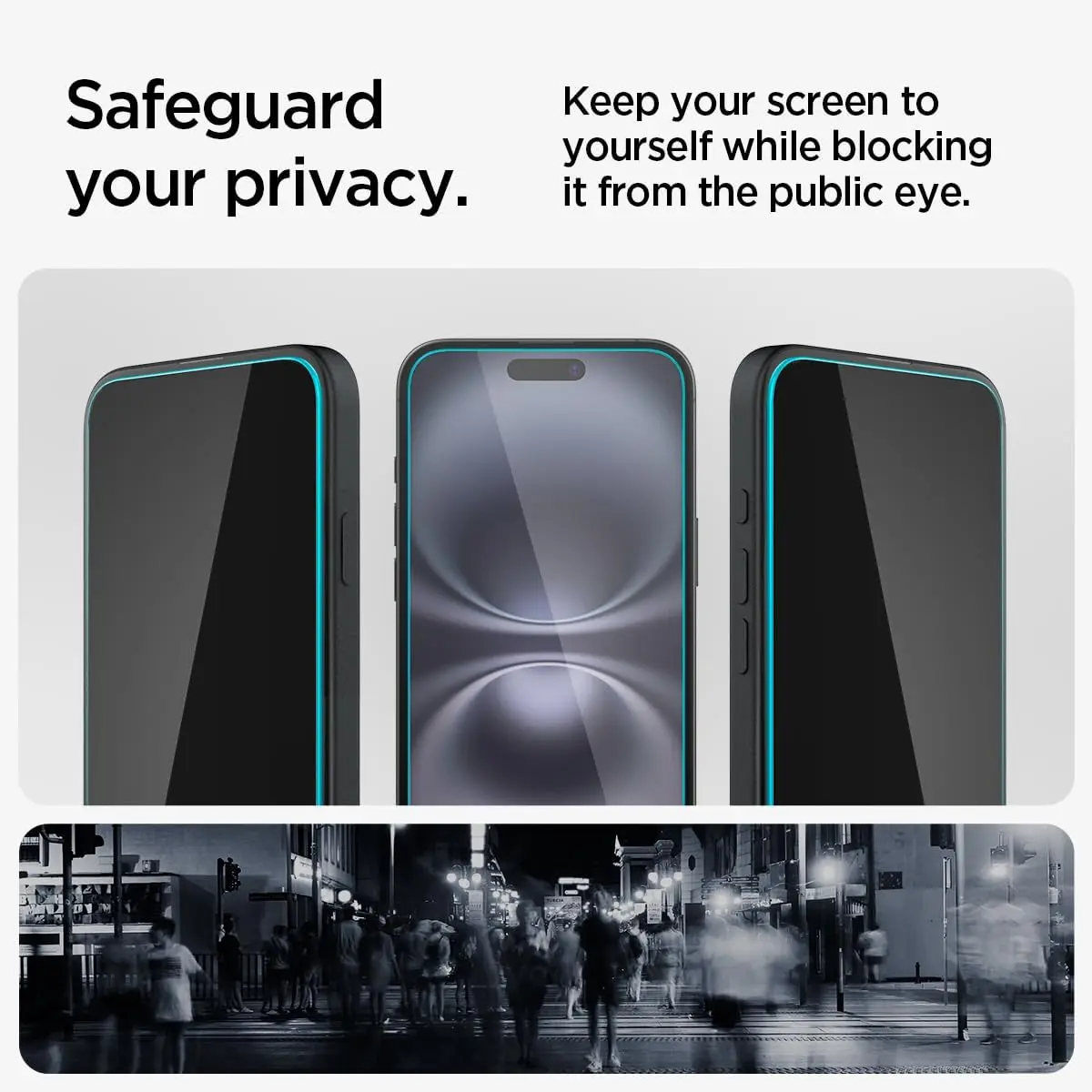 [2 Pack] iPhone 16 / iPhone 15 Privacy Tempered Glass EZ Fit - Image 6