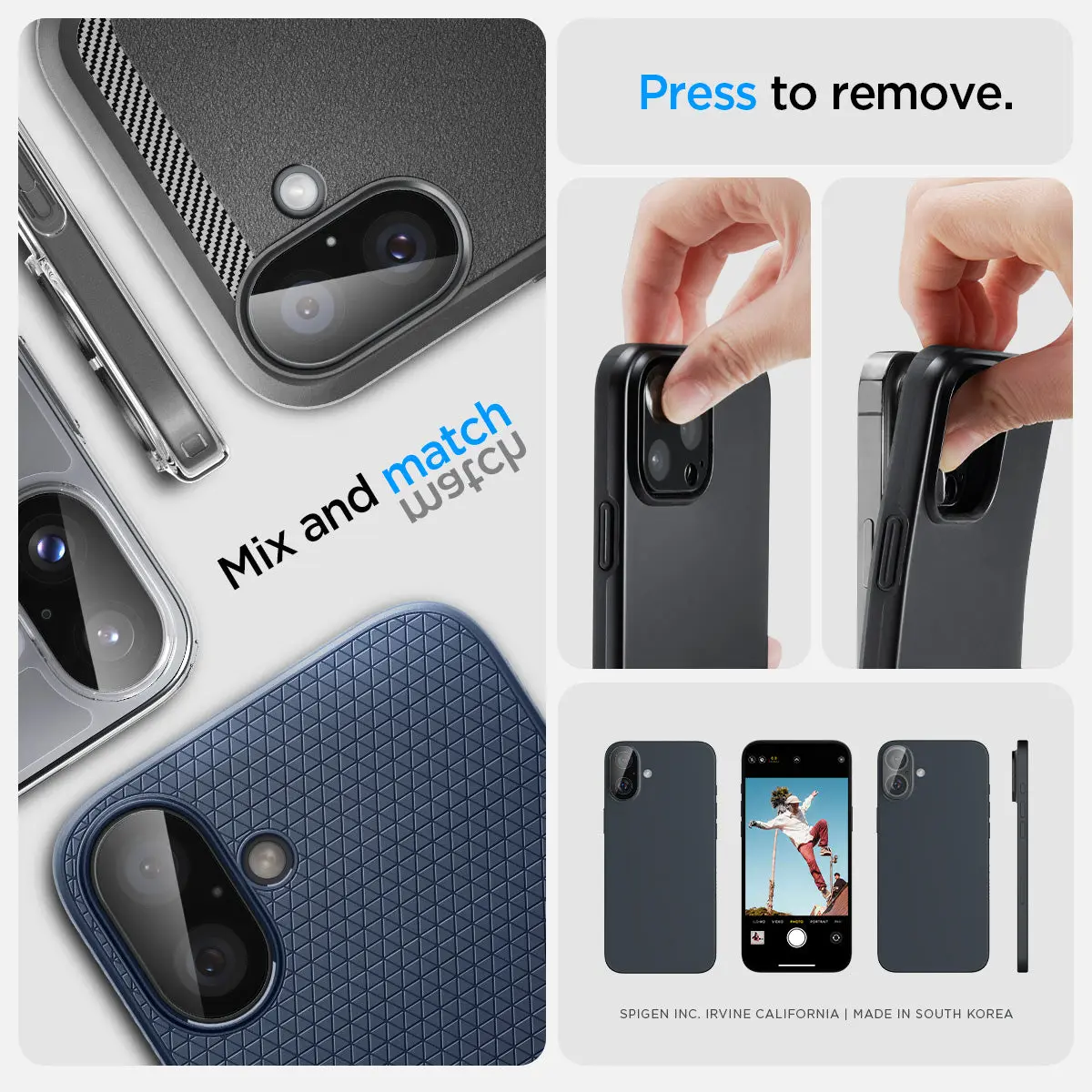 [2 Pack] iPhone 16 Plus / iPhone 16 Camera Lens Protector Optic Lens - Image 4
