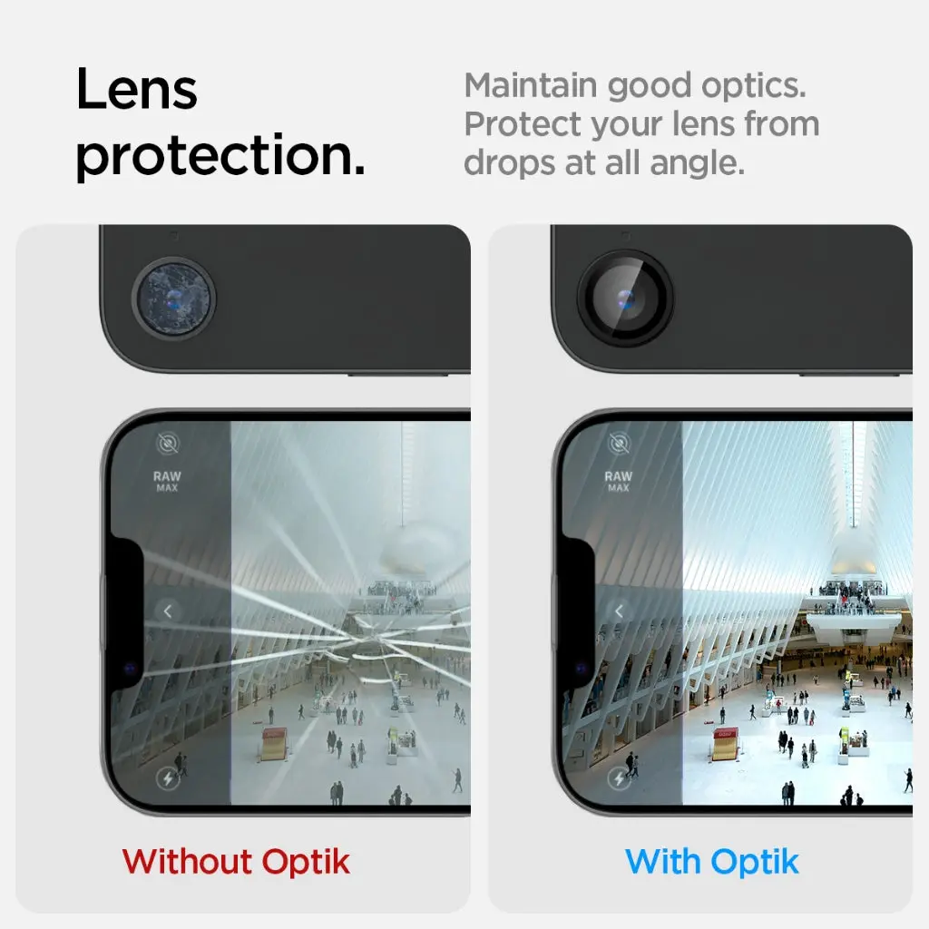 [2 Pack] iPhone 17e (2026) / iPhone 16e Camera Lens Protector EZ Fit Optik Pro - Image 6