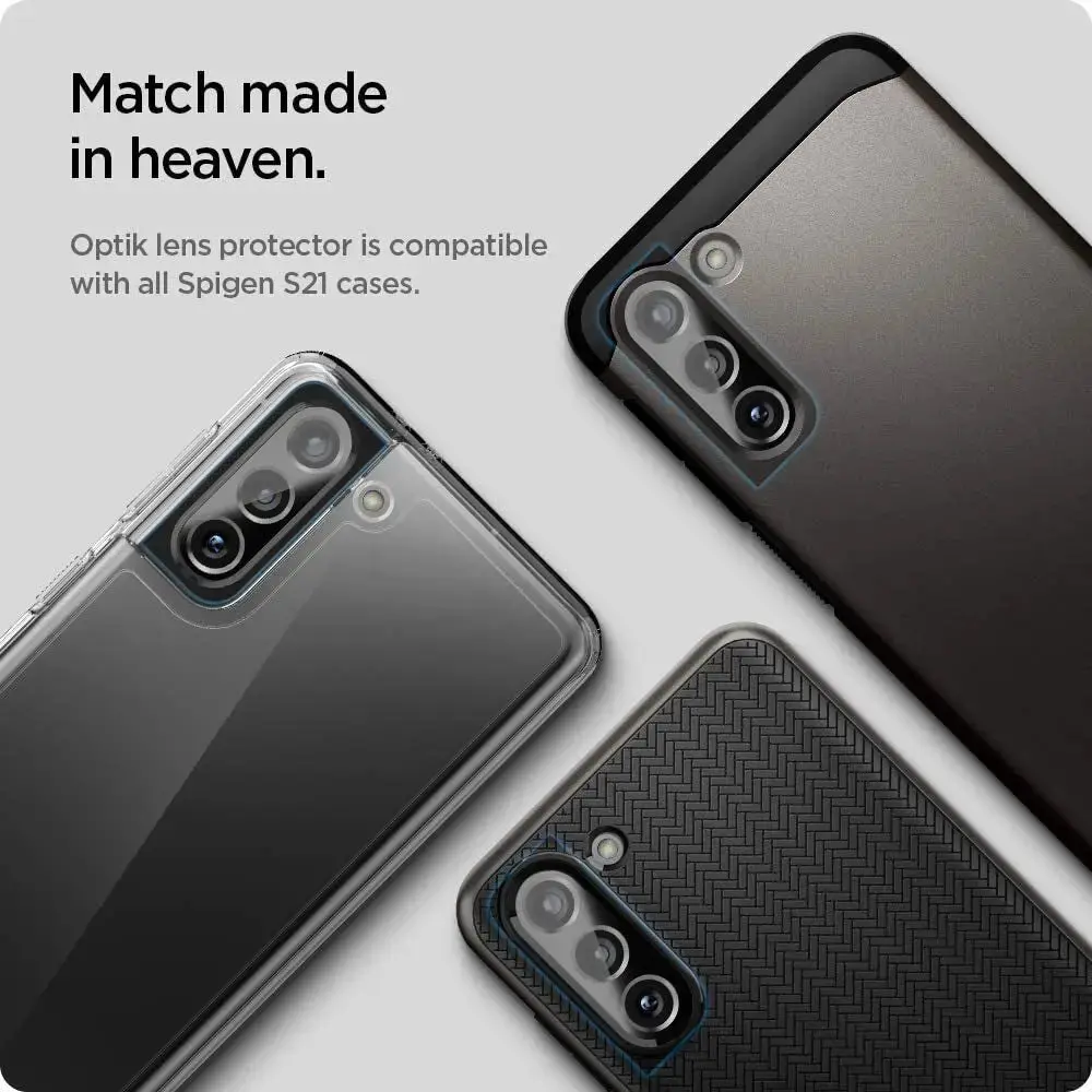 [2 Pack] Galaxy S21 Plus Camera Lens Protector Optik - Image 3