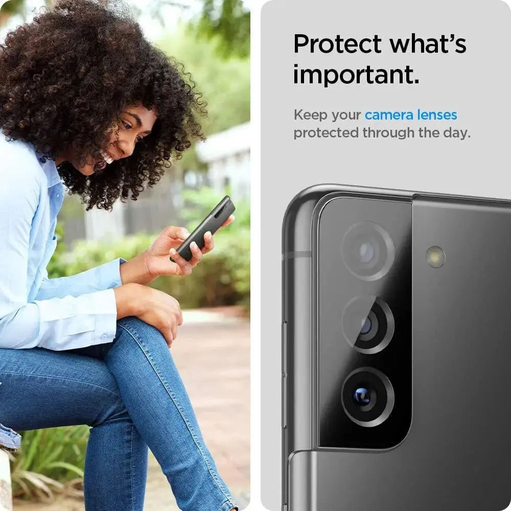 [2 Pack] Galaxy S21 Plus Camera Lens Protector Optik - Image 7
