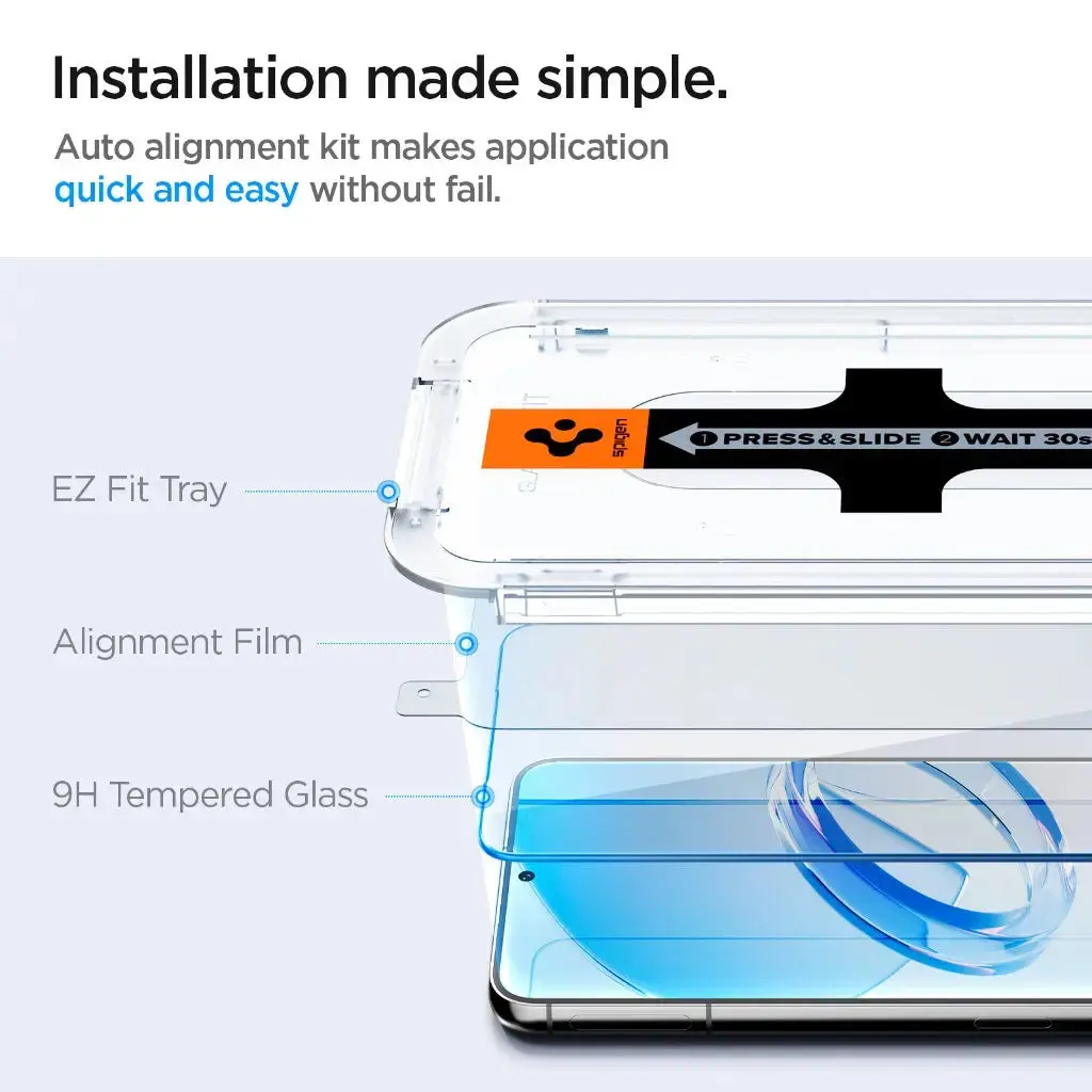 [2 Pack] Galaxy S23 Plus Screen Protector Glas.tR EZ Fit - Image 3