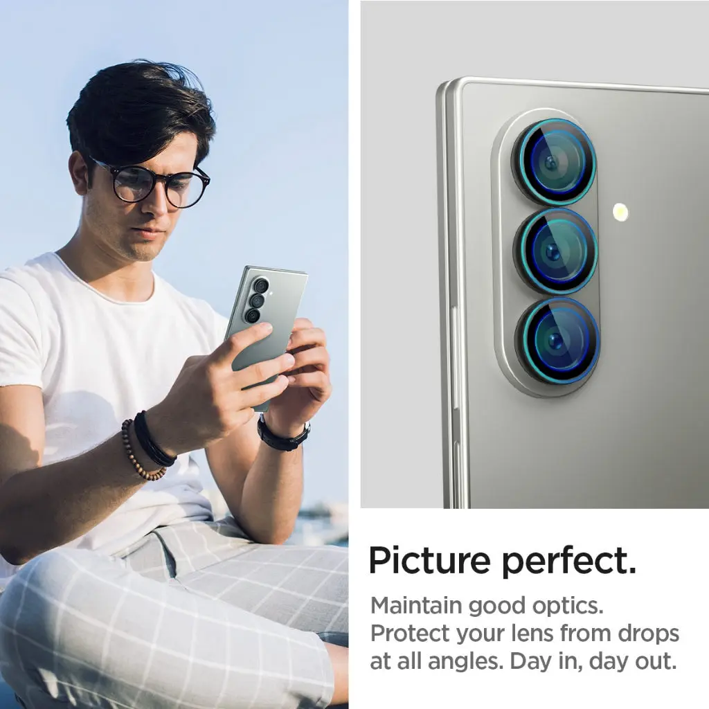 [2 Pack] Galaxy Z Fold 7 Optik Pro HD Lens Protector Glas.tR EZ Fit - Image 3
