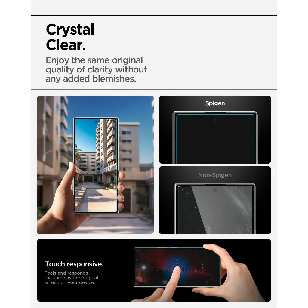 [2 Pack] Galaxy Z Fold 7 Tempered Glass Glas.tR EZ Fit Pro HD - Image 6