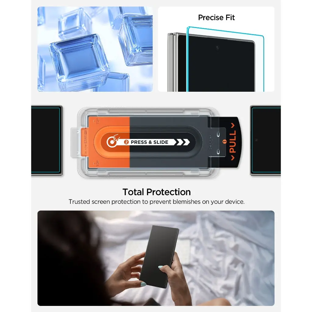 [2 Pack] Galaxy Z Fold 7 Tempered Glass Glas.tR EZ Fit Pro HD - Image 7