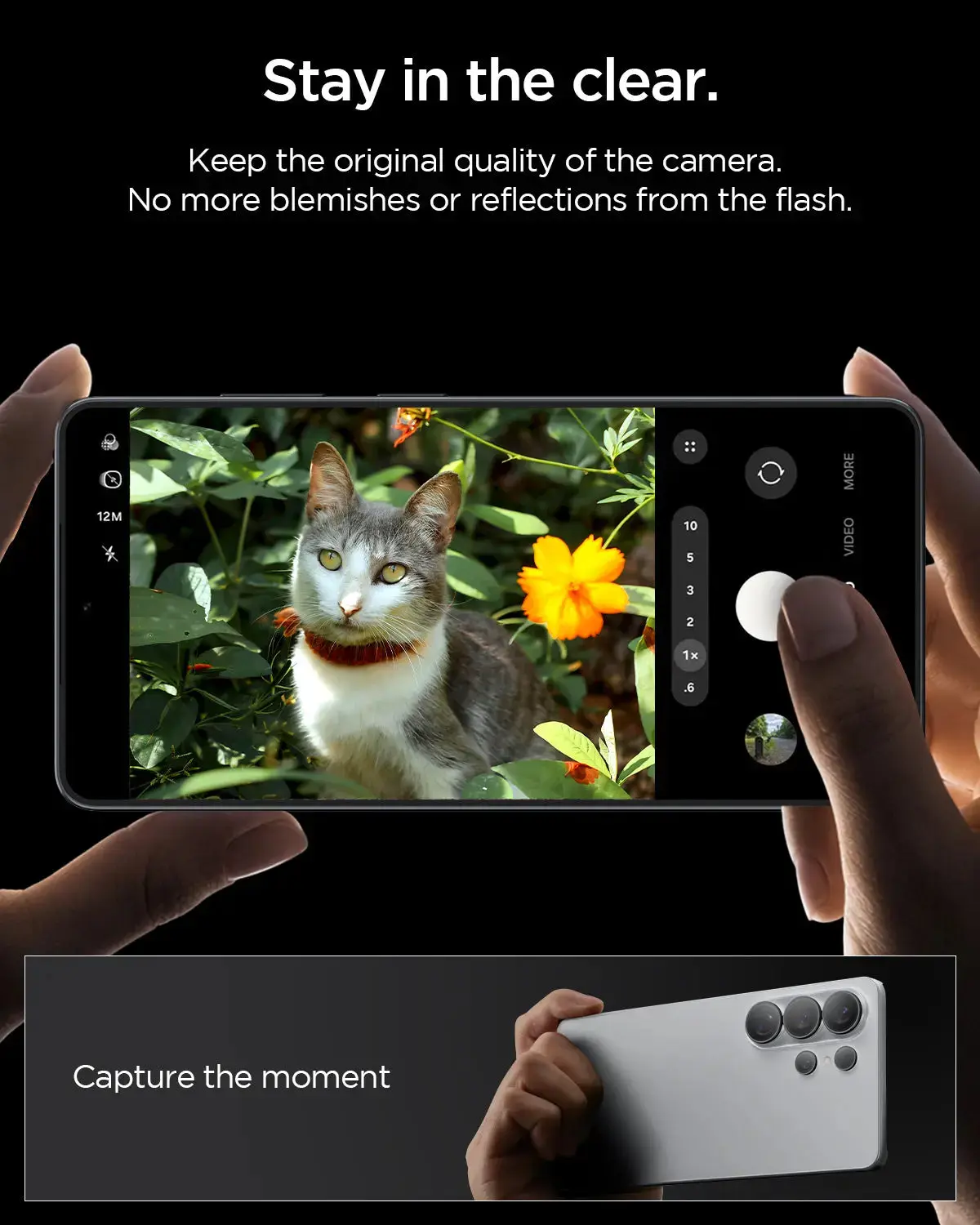 [2 Pack] Samsung S26 Ultra Camera Lens Protector 6.9" EZ Fit Optik Pro HD - Image 3