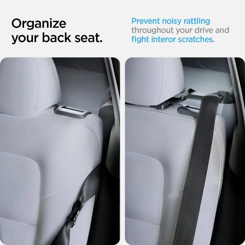 [2 Pack] Tesla Model Y (2020 - 2025) Backseat Seatbelt Guide Holder TO250 - Image 4