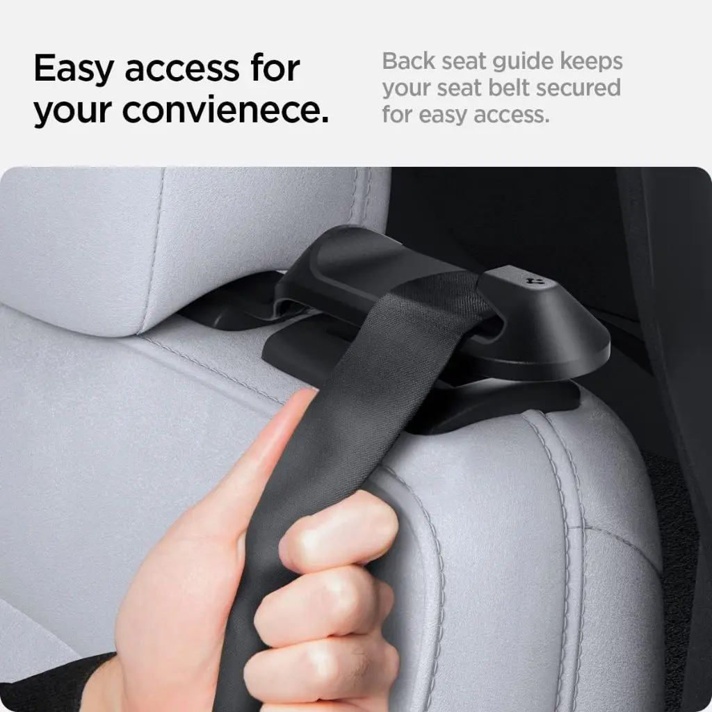 [2 Pack] Tesla Model Y (2020 - 2025) Backseat Seatbelt Guide Holder TO250 - Image 7