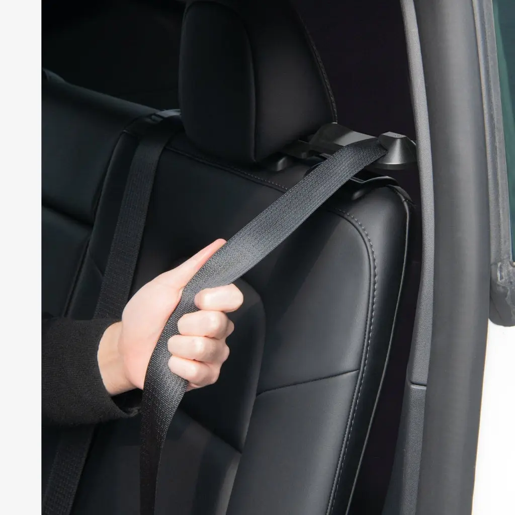 [2 Pack] Tesla Model Y (2020 - 2025) Backseat Seatbelt Guide Holder TO250 - Image 9