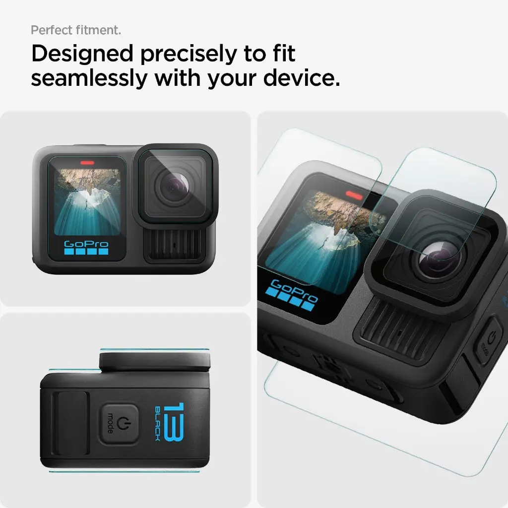 [6 Pack] GoPro Hero13 Black Screen Protector Glas tR Slim - Image 4