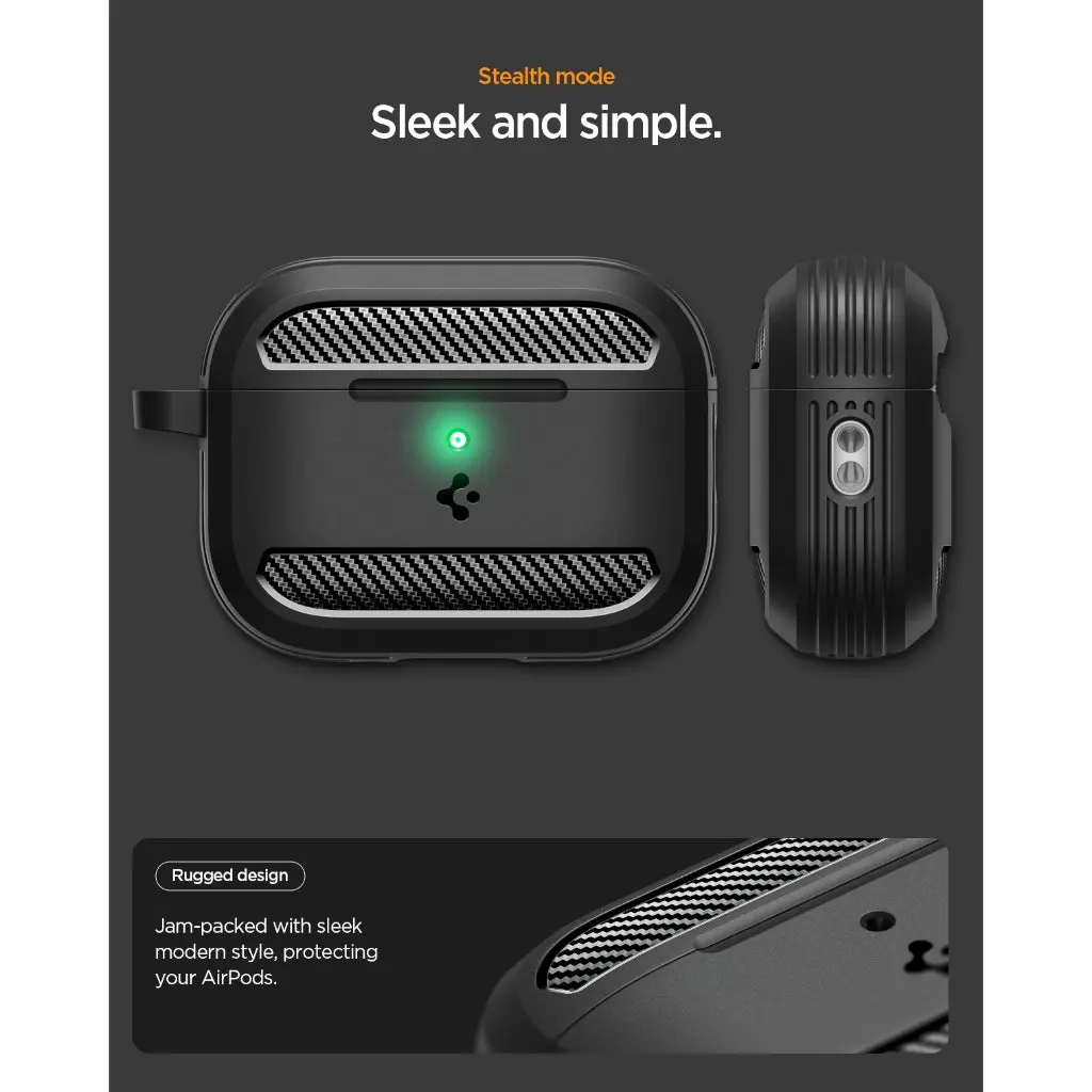 Apple AirPods Pro 3 Case (2025) Rugged Armor - Image 3
