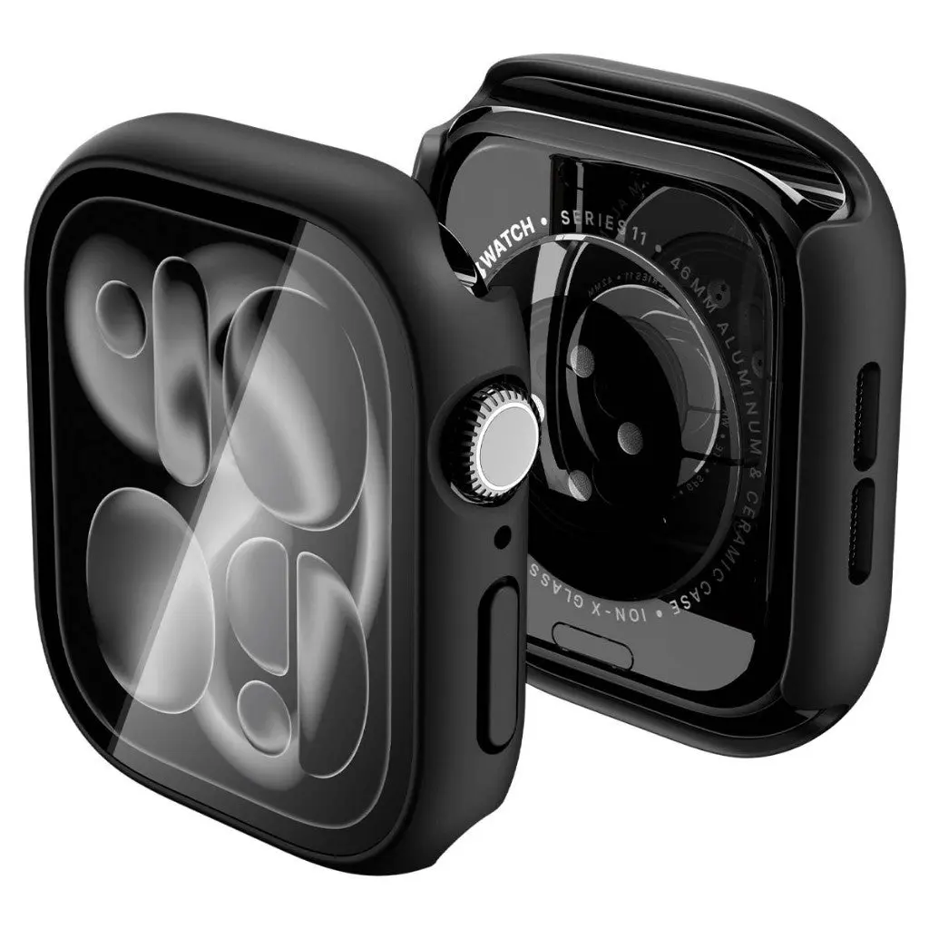 Apple Watch Case Series 11/10 (46mm) Thin Fit 360 with Tempered Glass - Image 9