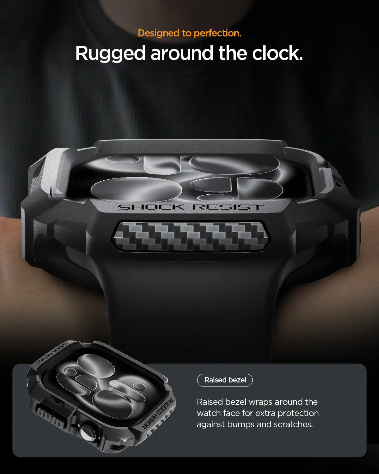 Apple Watch Case Series 11 / 10 (46mm) Rugged Armor 2 - Image 5