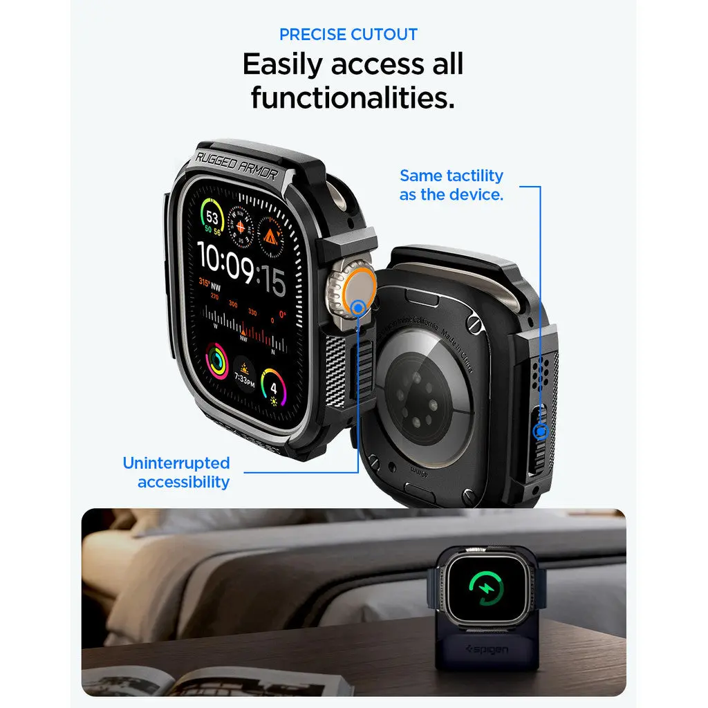 Apple Watch Ultra 3 / 2 / 1 (49mm) Case Rugged Armor + Screen Protector - Image 7