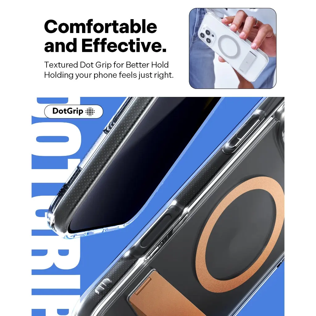 Caseology iPhone 16 Pro Case Capella MagFit Kickstand - Image 5
