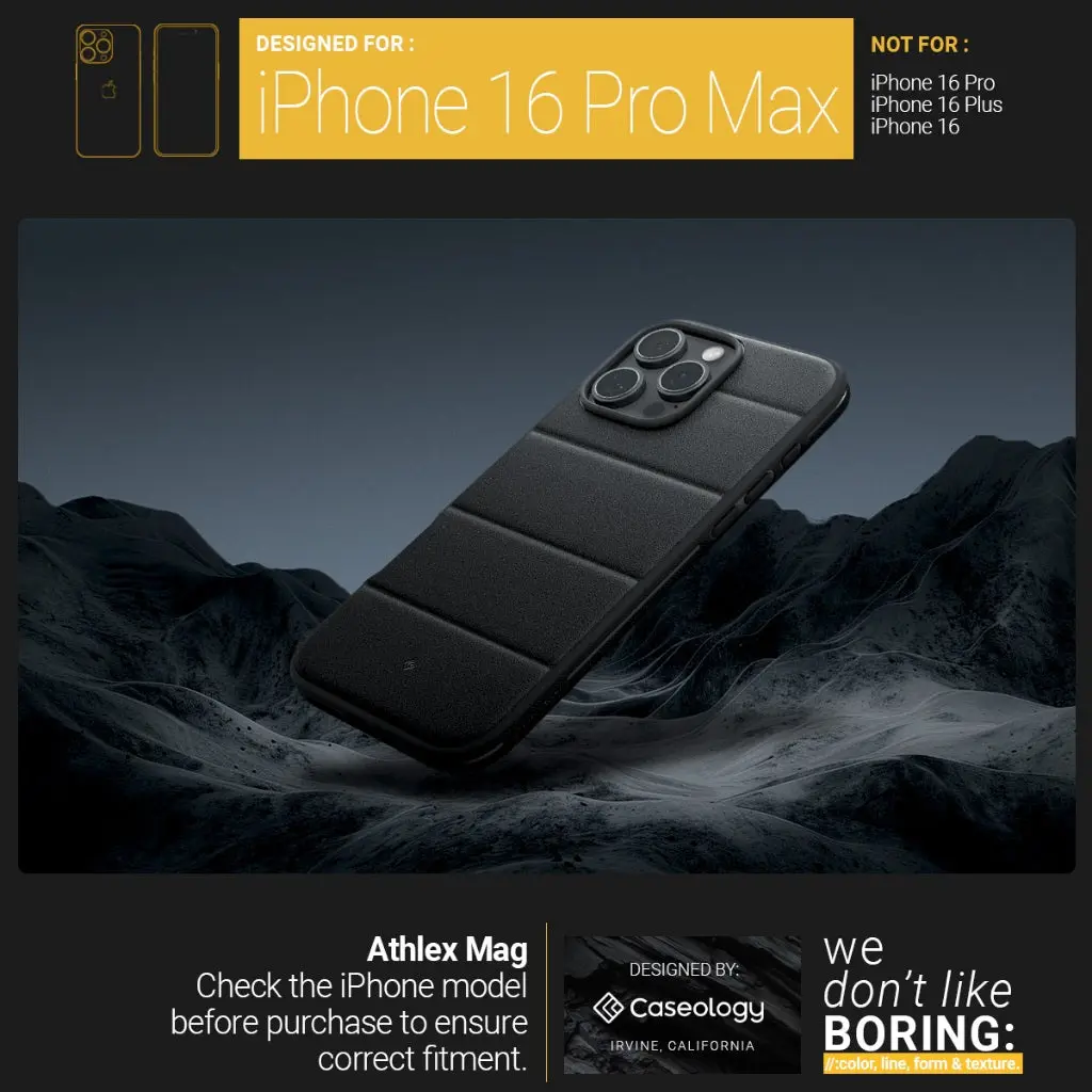 Caseology iPhone 16 Pro Max Case Athlex MagFit - Image 2