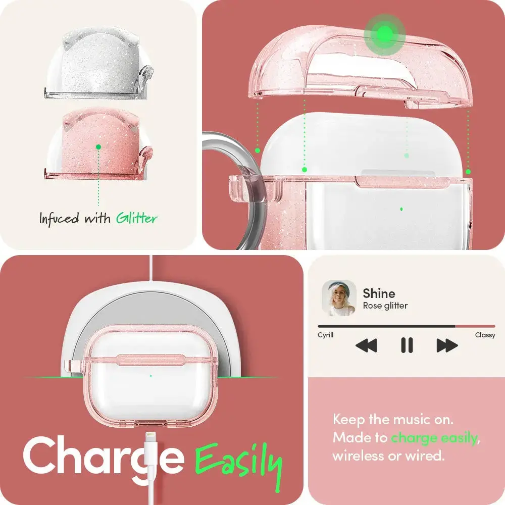 CYRILL Apple AirPods Pro 2 Case (2023/2022) Shine Glitter - Image 7