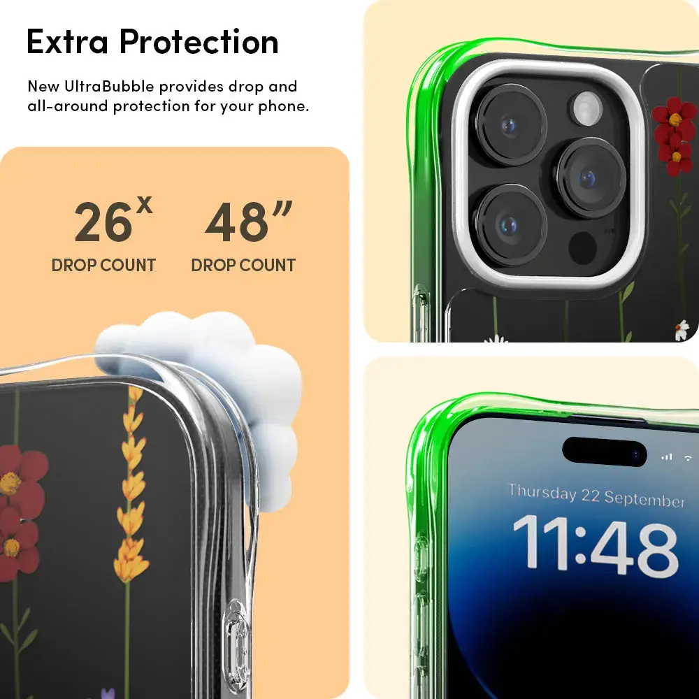 CYRILL iPhone 15 Pro Max Case Flower Garden - Image 3