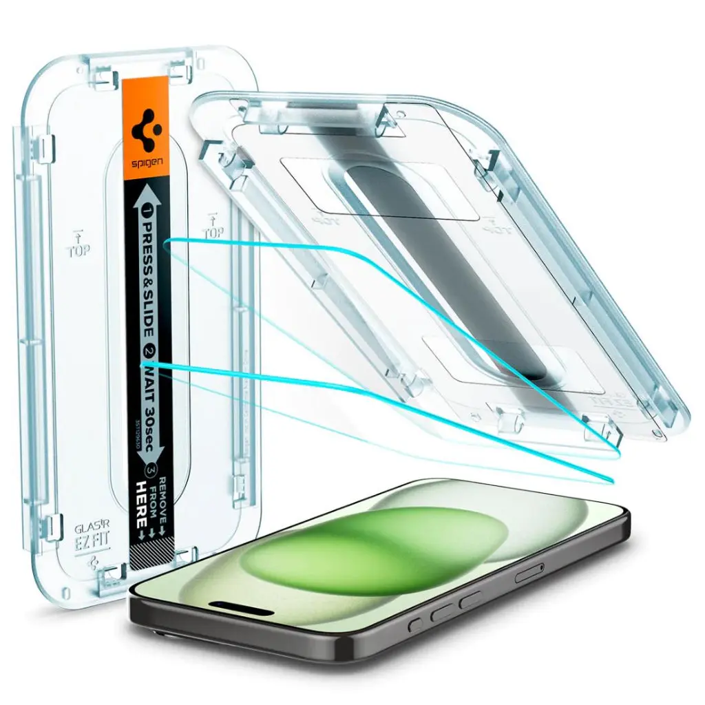 [2 Pack] iPhone 17 / 16 / 15 / 14 / 13 / 12 / 11 Series EZ Fit Screen Protector - Image 3