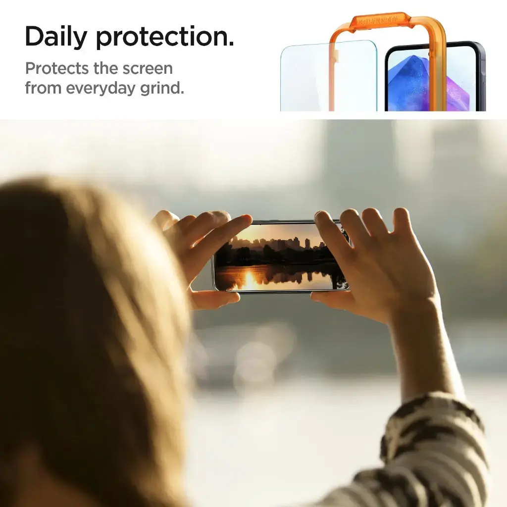[2 Pack] Galaxy A55 Screen Protector AlignMaster Glas.tR - Image 9