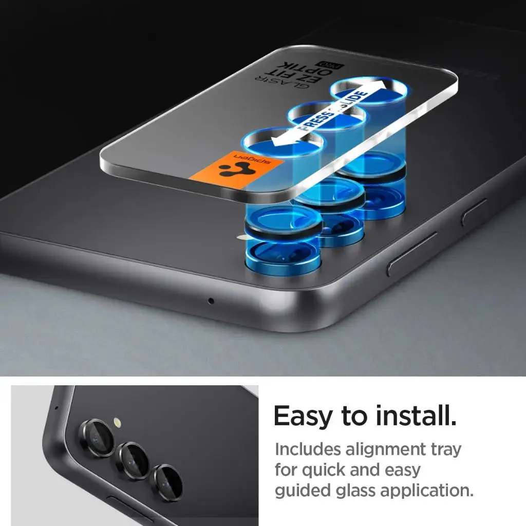 [2 Pack] Galaxy S23 FE Camera Lens Protector EZ Fit Optik Pro - Image 7