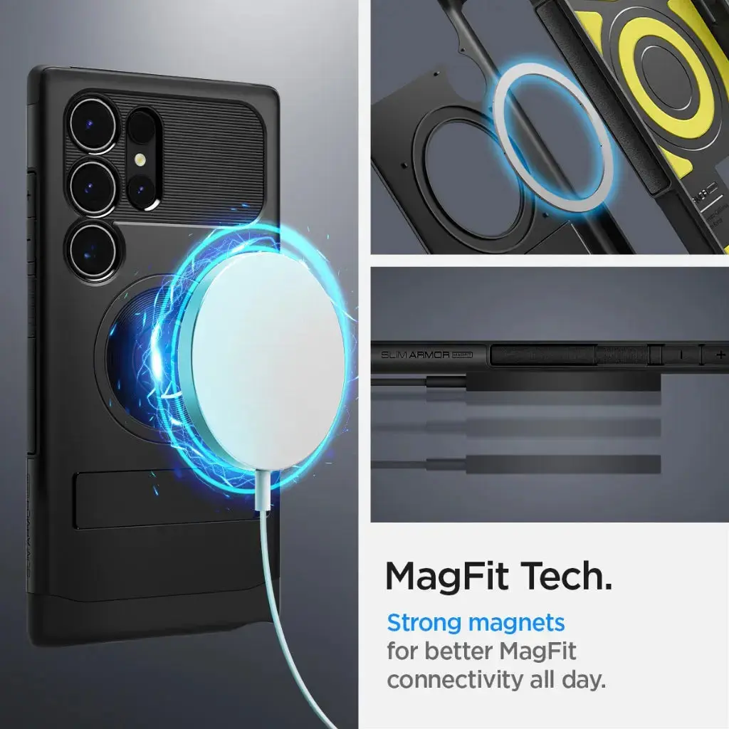 Galaxy S24 Ultra Case Slim Armor Magfit Magsafe Case - Image 3