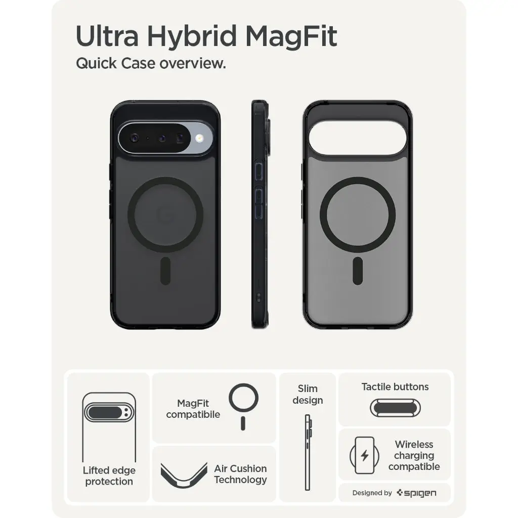 Google Pixel 10 Pro / Pixel 10 Case Ultra Hybrid MagFit Frost - Image 3