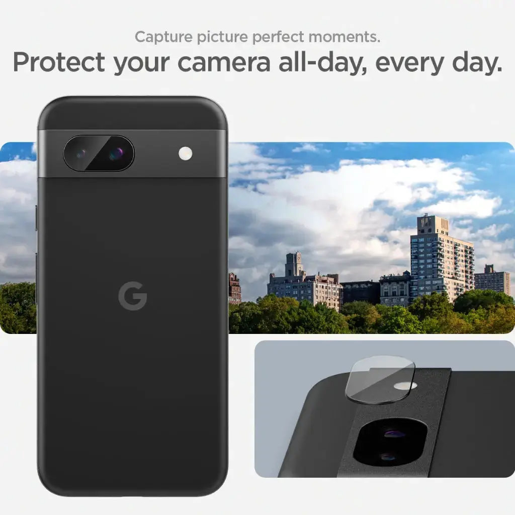 [2 Pack] Google Pixel 8a Camera Lens Protector EZ Fit Optik Pro - Image 3