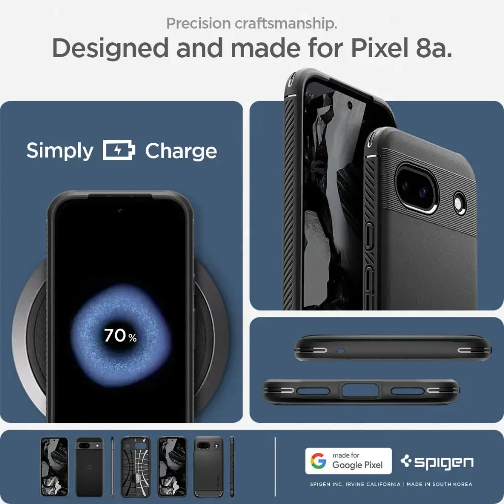 Google Pixel 8a Case Rugged Armor - Image 7