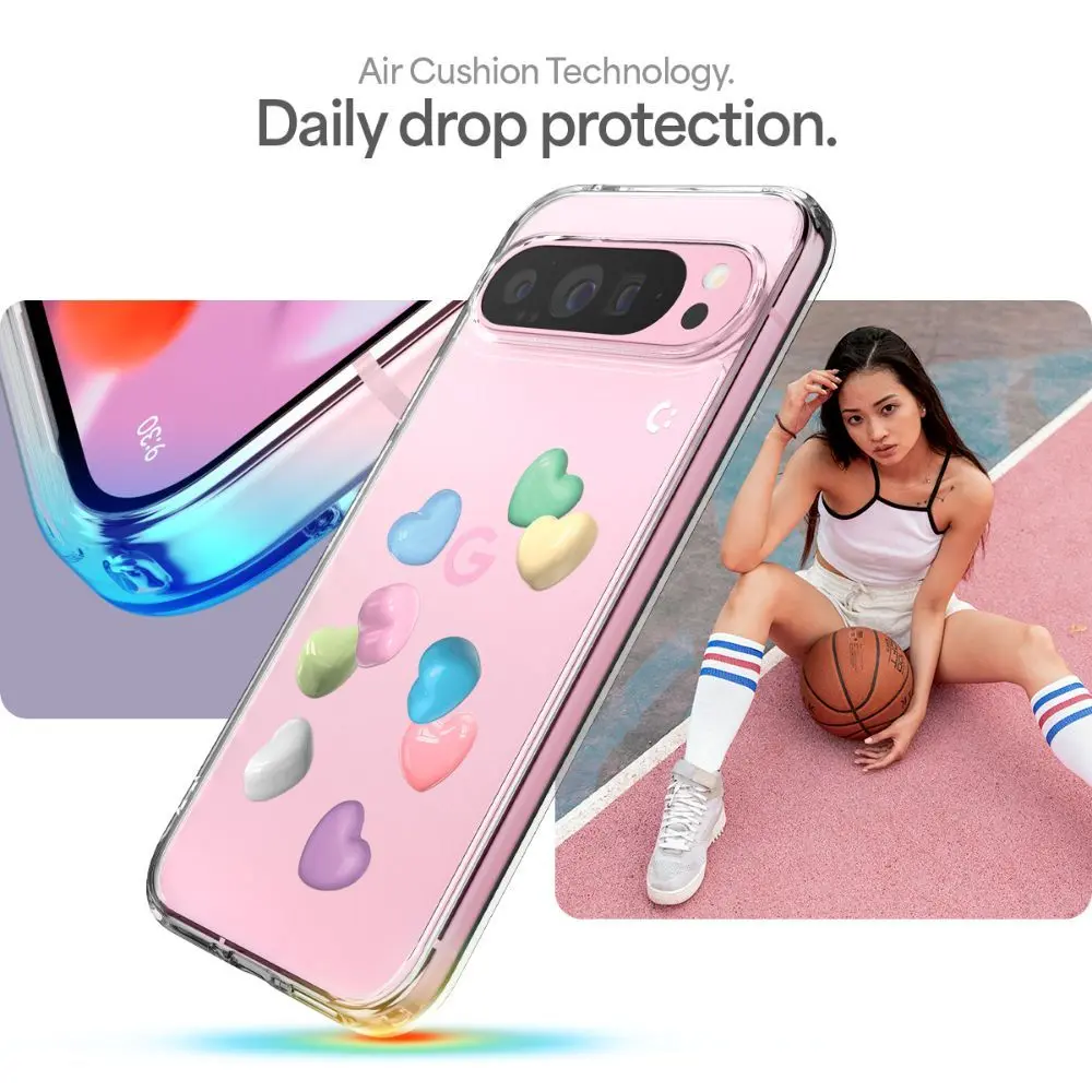 Google Pixel 9 Pro XL Case Ultra Hybrid Candy Hearts - Image 6