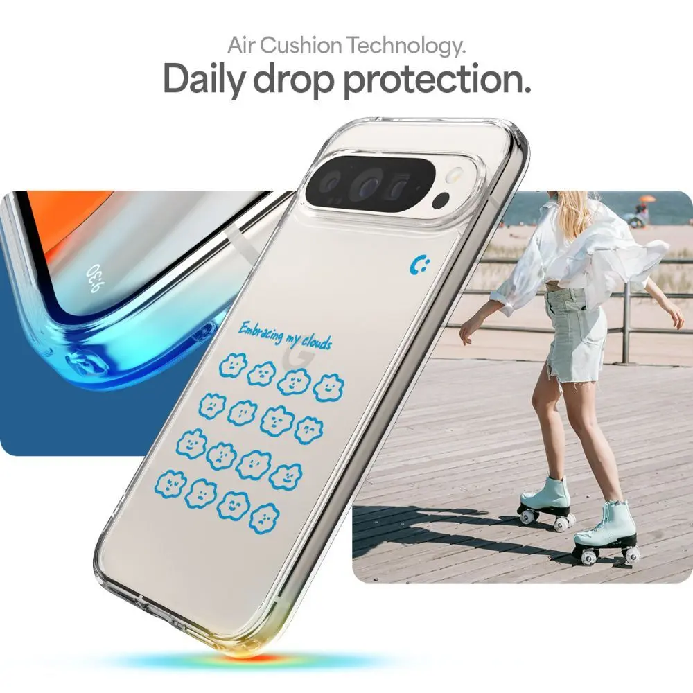 Google Pixel 9 Pro XL Case Ultra Hybrid Cloudy - Image 5