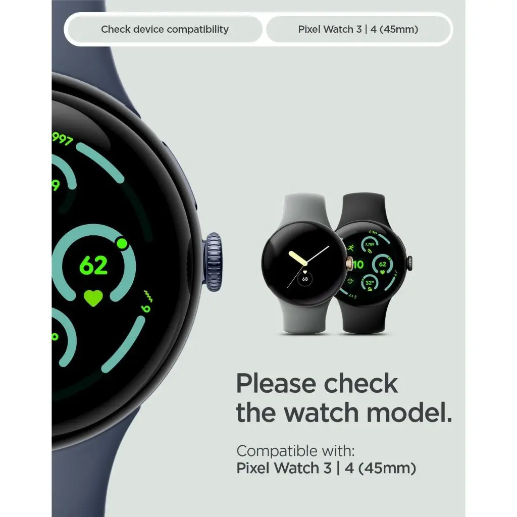 Google Pixel Watch 4 / 3 (45mm) Watch Strap Lite Fit - Image 2