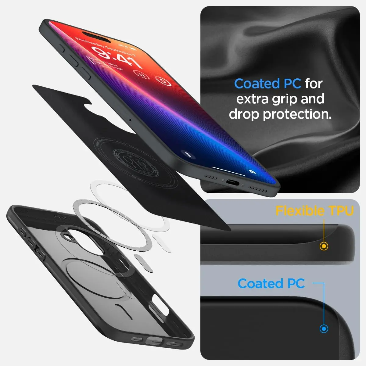 iPhone 16 Plus Case Thin Fit Magfit - Image 3