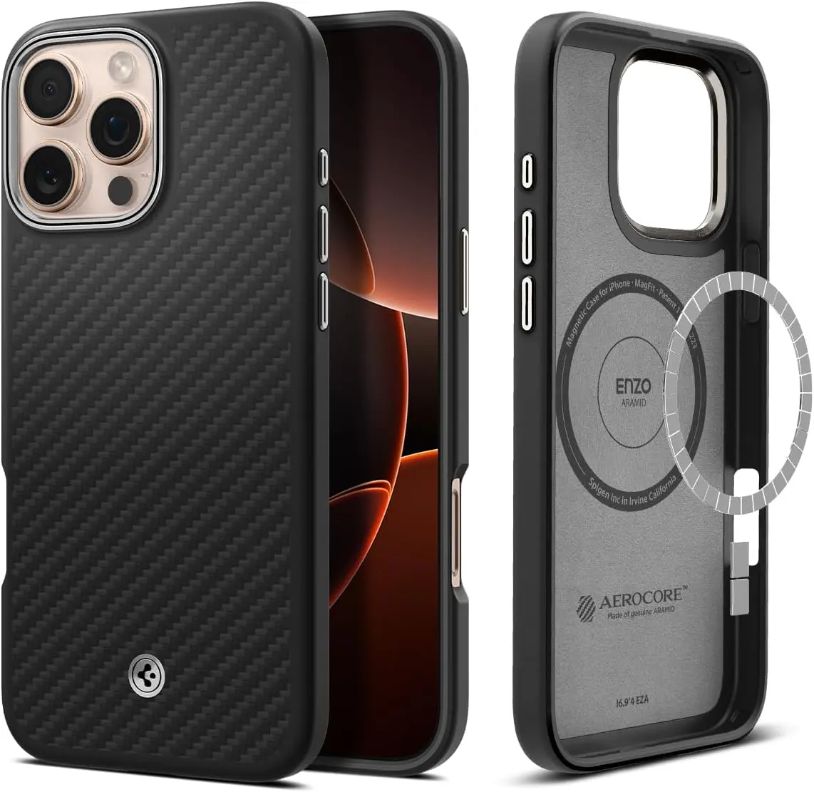 iPhone 16 Pro Case Enzo Aramid MagFit - Image 10