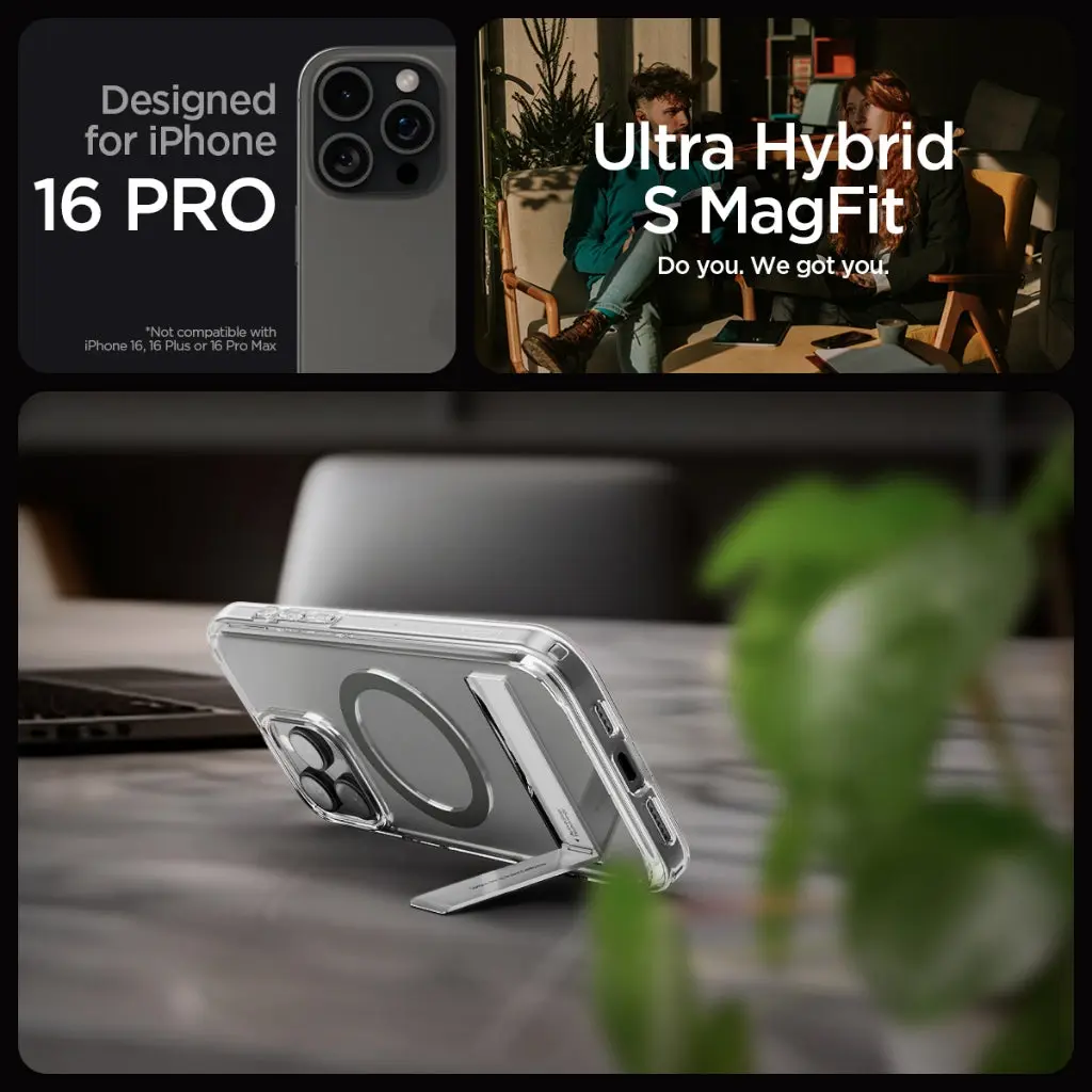 iPhone 16 Pro Case Ultra Hybrid S MagFit Frost - Image 2