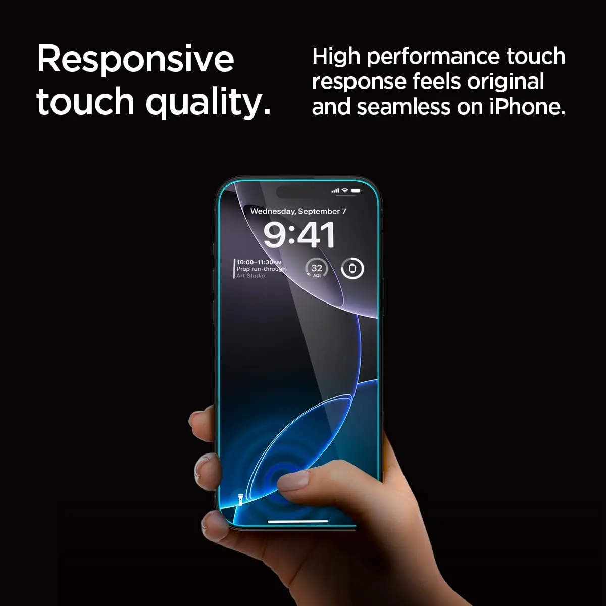 [1 Pack] iPhone 16 Pro Max Privacy Tempered Glass EZ Fit - Image 4