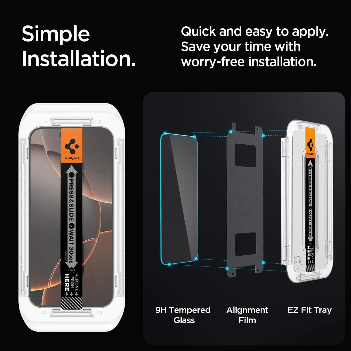 [1 Pack] iPhone 16 Pro Max Tempered Glass EZ Fit - Image 7